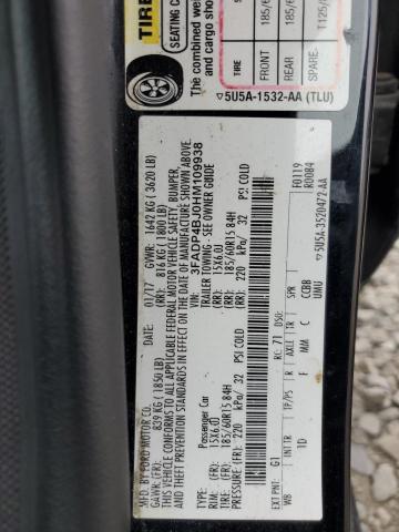 2017 FORD FIESTA SE - 3FADP4BJ0HM109938
