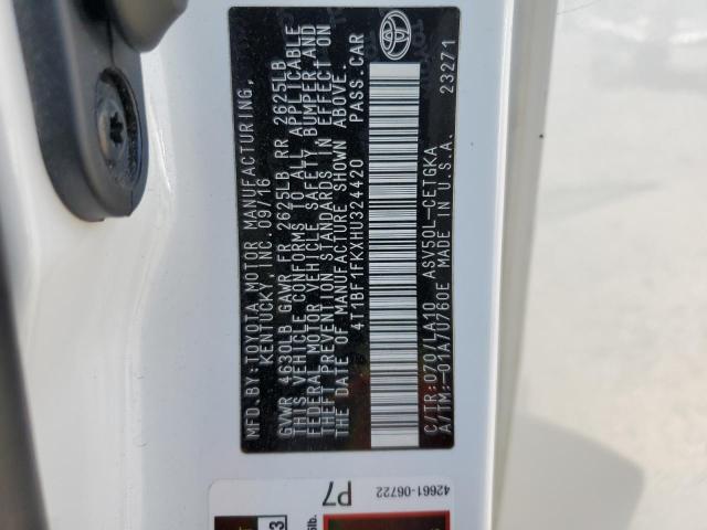 2017 TOYOTA CAMRY LE - 4T1BF1FKXHU324420