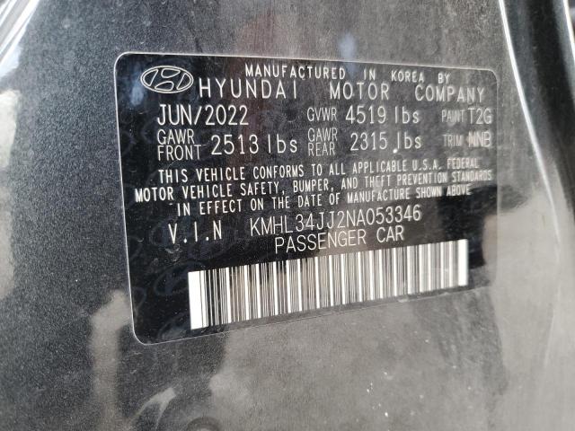 2022 HYUNDAI SONATA HYB KMHL34JJ2NA053346