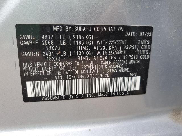 2024 SUBARU CROSSTREK - 4S4GUHM6XR3709638