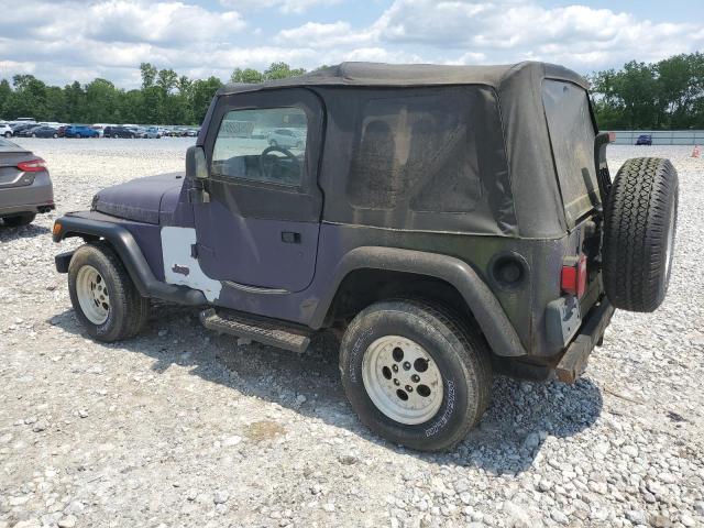 JEEP WRANGLER / 1997 purple  gas 1J4FY19S8VP446600 photo #3
