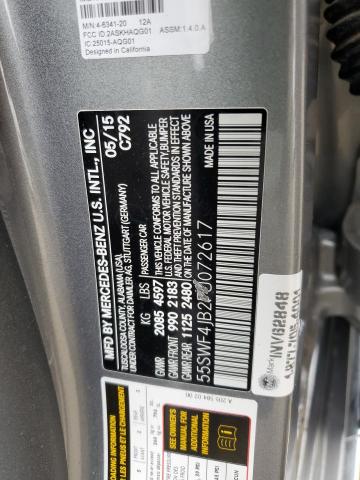 2015 MERCEDES-BENZ C 300 - 55SWF4JB2FU072617