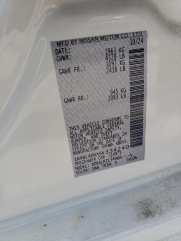 2025 NISSAN ALTIMA SV - 1N4BL4DVXSN334240