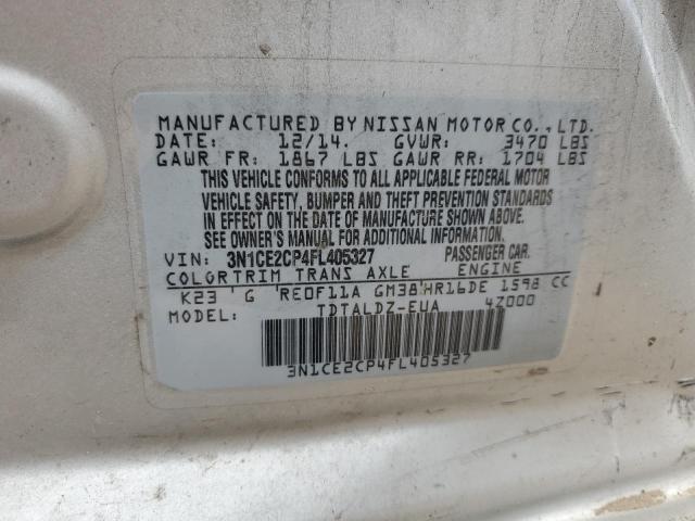 2015 NISSAN VERSA NOTE - 3N1CE2CP4FL405327