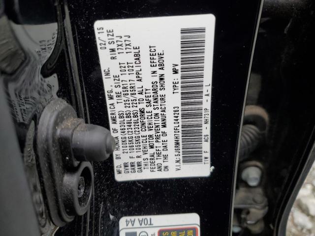 2015 HONDA CR-V EXL - 5J6RM4H70FL044263