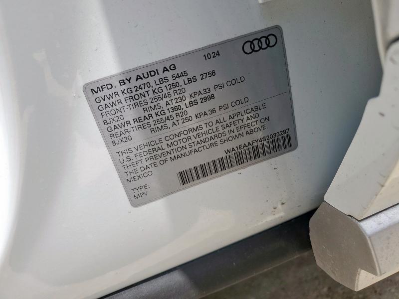 2025 AUDI Q5 PREMIUM - WA1EAAFY4S2033297