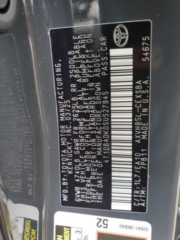 2025 TOYOTA CAMRY XSE - 4T1DBADK0SU527945