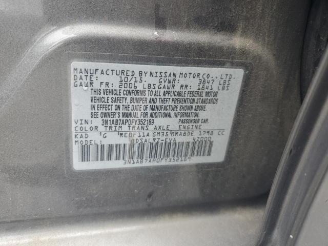 2015 NISSAN SENTRA S #3291173992