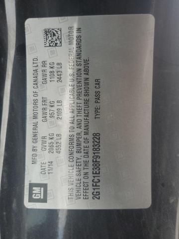 2015 CHEVROLET CAMARO LT - 2G1FC1E38F9183228