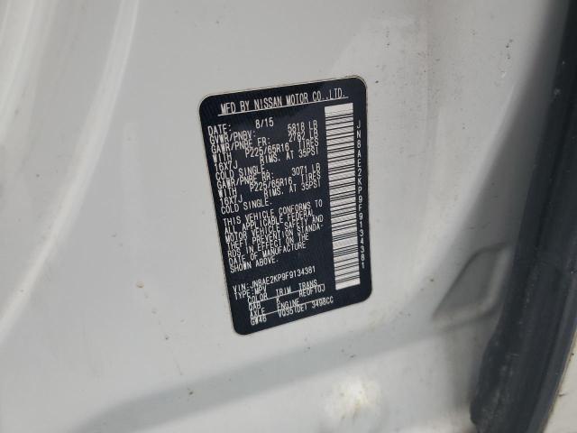 2015 NISSAN QUEST S - JN8AE2KP9F9134381