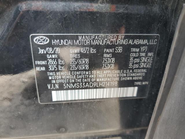 2020 HYUNDAI SANTA FE S - 5NMS33AD9LH214198
