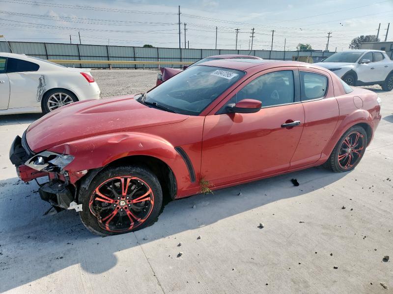 MAZDA RX8 2004 red  gas JM1FE17N340102286 photo #1