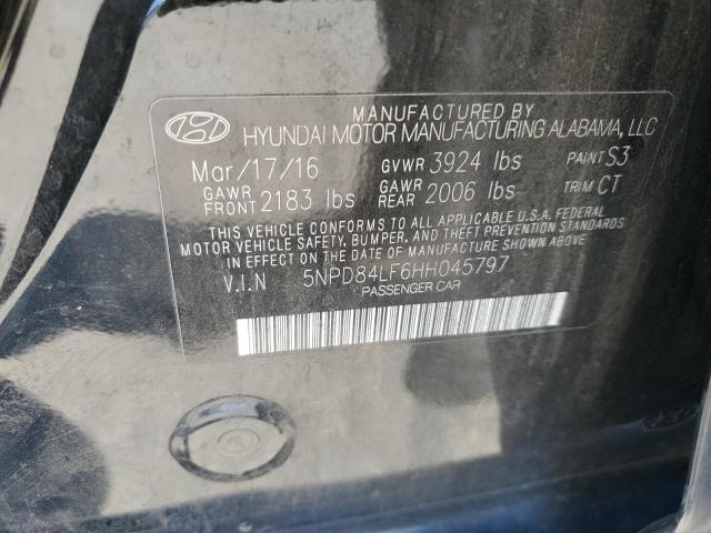 2017 HYUNDAI ELANTRA SE - 5NPD84LF6HH045797