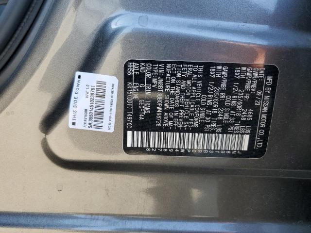 2023 NISSAN ROGUE SV JN8BT3BB0PW498728
