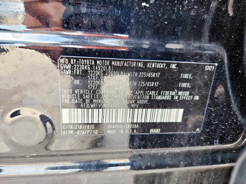 2021 TOYOTA RAV4 LE - 4T3LWRFV5MU049053