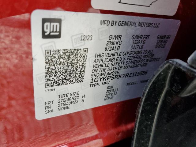 2024 CADILLAC LYRIQ LUXU - 1GYKPSRK7RZ115556