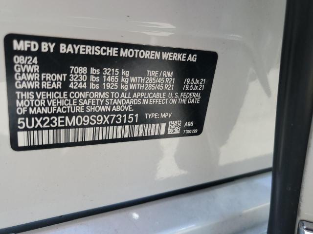 2025 BMW X7 XDRIVE4 - 5UX23EM09S9X73151