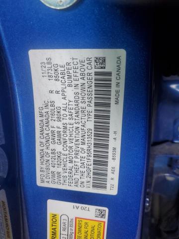 2024 HONDA CIVIC TOUR 2HGFE1F95RH313529