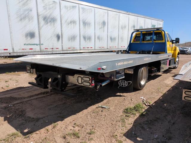 FORD F650 SUPER 2018 yellow  diesel 1FDWX6DE8JDF06826 photo #4