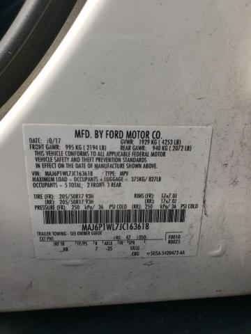 2018 FORD ECOSPORT T MAJ6P1WL7JC163618