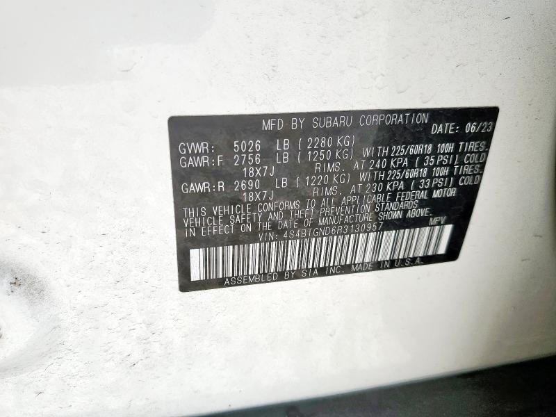 2024 SUBARU OUTBACK LI 4S4BTGND6R3130957