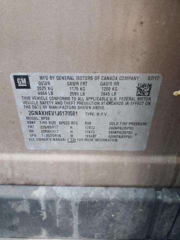 2018 CHEVROLET EQUINOX LS 2GNAXHEV1J6170581