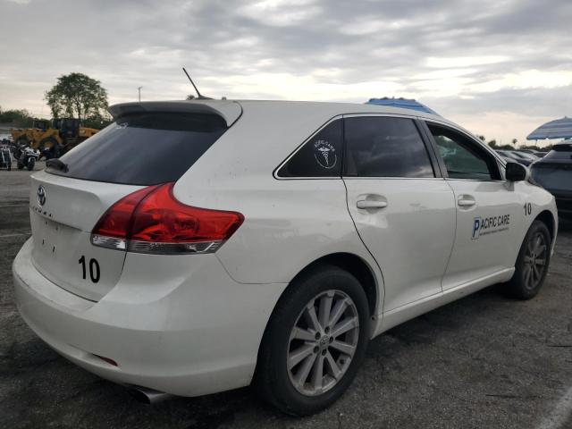 TOYOTA VENZA 2011 white  gas 4T3ZA3BB8BU046419 photo #4