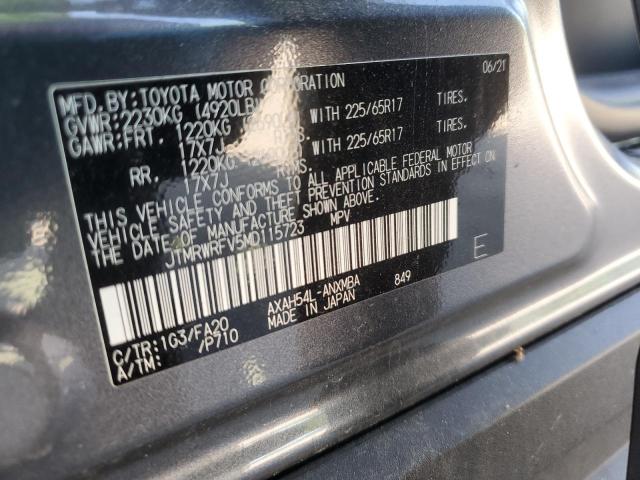 2021 TOYOTA RAV4 XLE JTMRWRFV5MD115723