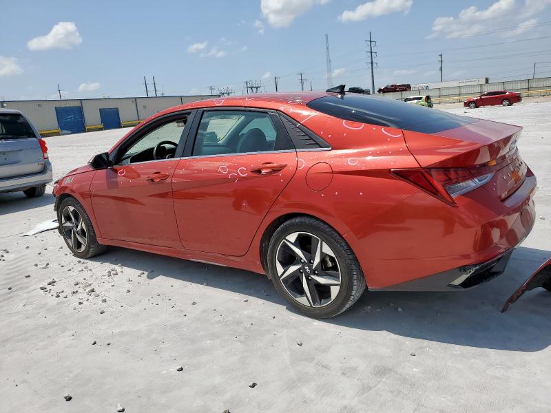 HYUNDAI ELANTRA LI 2021 red  gas KMHLP4AG7MU113160 photo #3