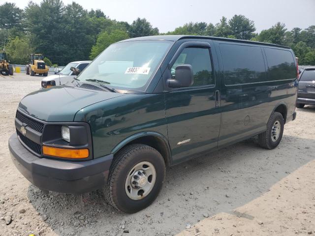 CHEVROLET EXPRESS 2006 green  gas 1GCGG25V961172394 photo #1