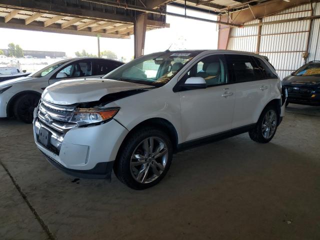 FORD EDGE SEL 2012 white  gas 2FMDK3JC5CBA49778 photo #1