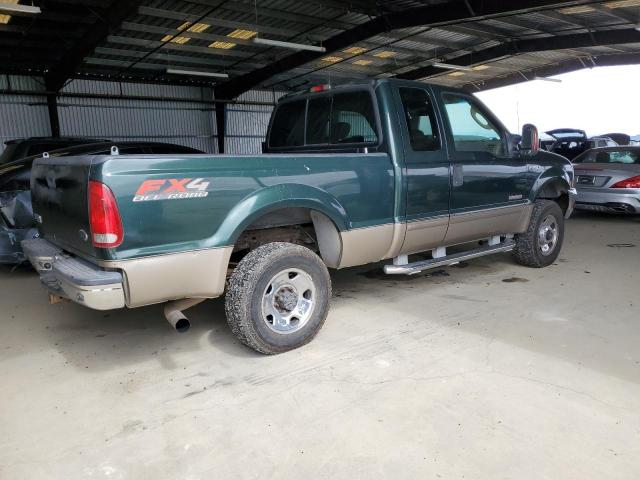 FORD F250 SUPER 2003 green  diesel 1FTNX21P13EC63517 photo #4