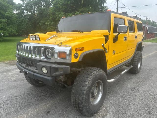 HUMMER H2 2003 yellow 4dr spor gas 5GRGN23U53H141743 photo #3