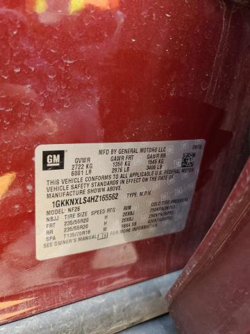 2017 GMC ACADIA DEN 1GKKNXLS4HZ165562