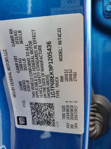 2023 GMC CANYON ELE 1GTP6BEK9P1205436