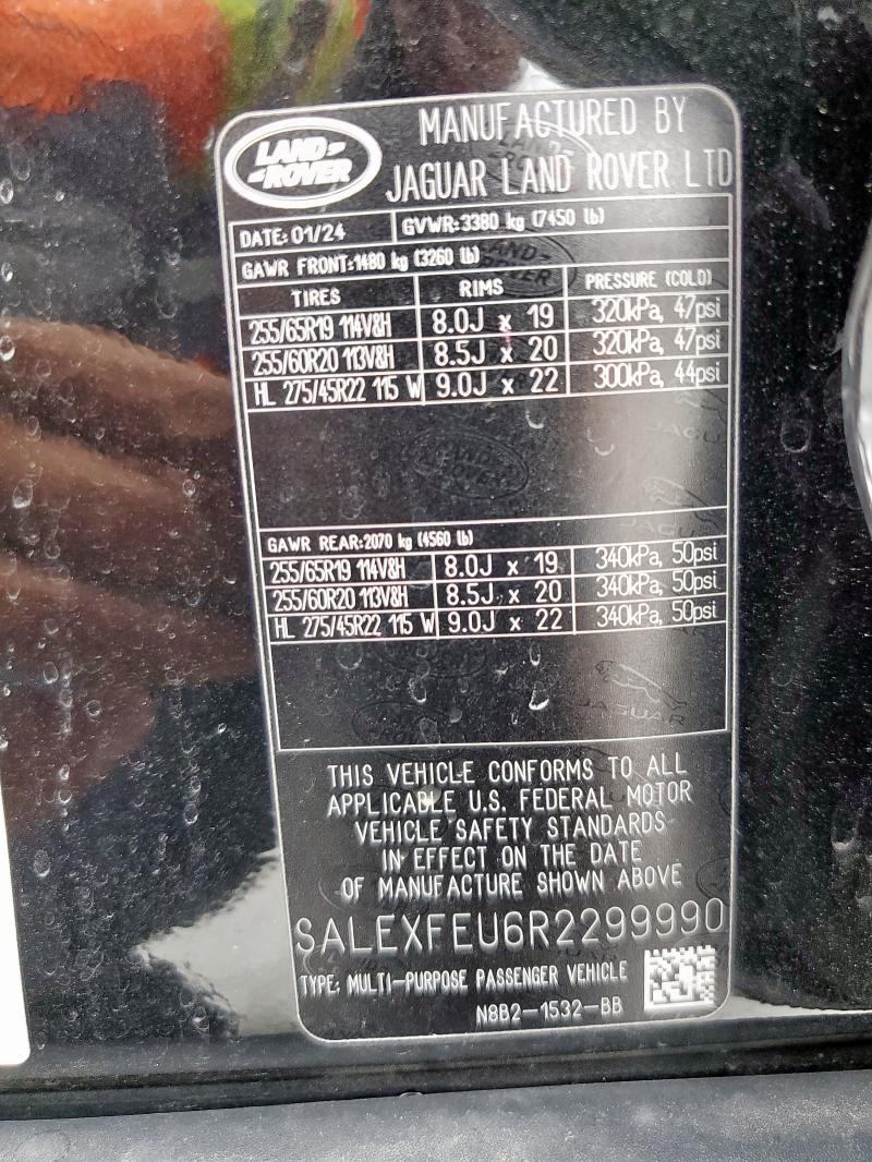 2024 LAND ROVER DEFENDER 1 SALEXFEU6R2299990