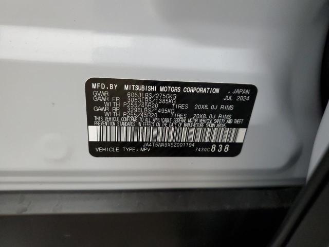 2025 MITSUBISHI OUTLANDER JA4T5WA9XSZ001194
