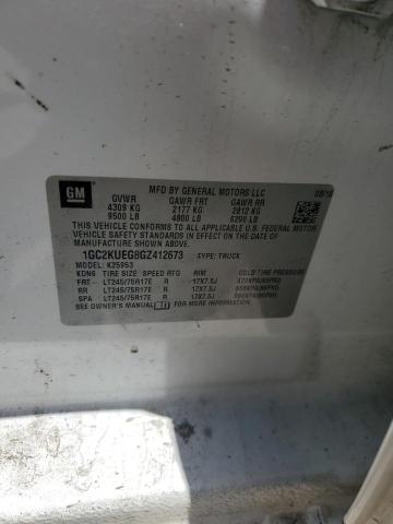 2016 CHEVROLET SILVERADO - 1GC2KUEG8GZ412673