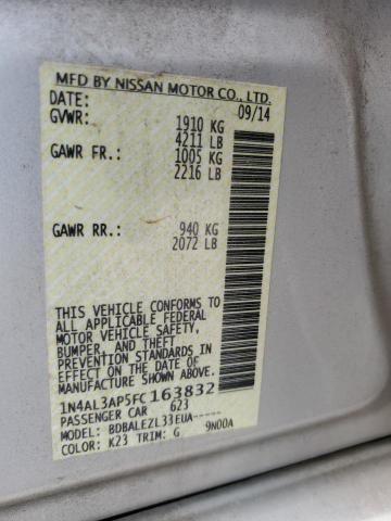 2015 NISSAN ALTIMA 2.5 - 1N4AL3AP5FC163832