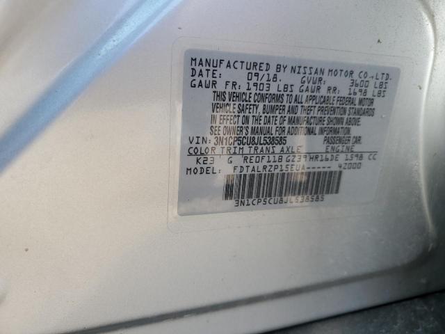 2018 NISSAN KICKS S 3N1CP5CU8JL538585