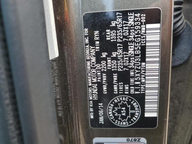 2014 HYUNDAI SANTA FE S - 5XYZU3LB5EG159334