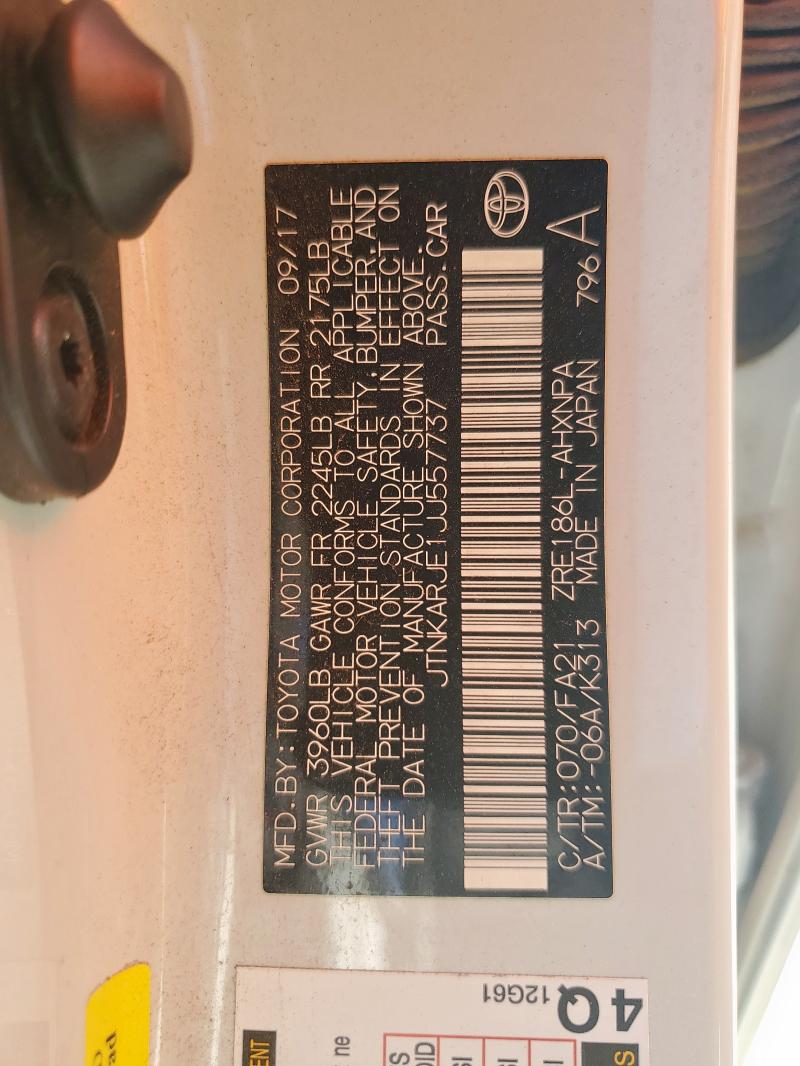 2018 TOYOTA COROLLA IM - JTNKARJE1JJ557737