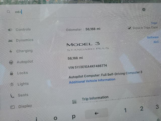 2019 TESLA MODEL 3 - 5YJ3E1EA4KF486774