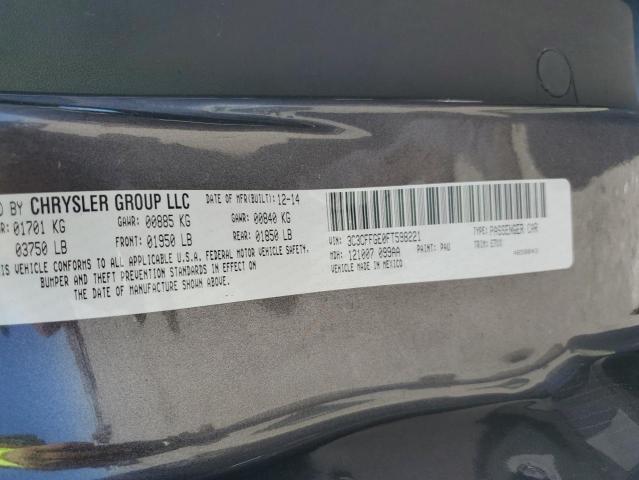 2015 FIAT 500 ELECTR - 3C3CFFGE0FT598221
