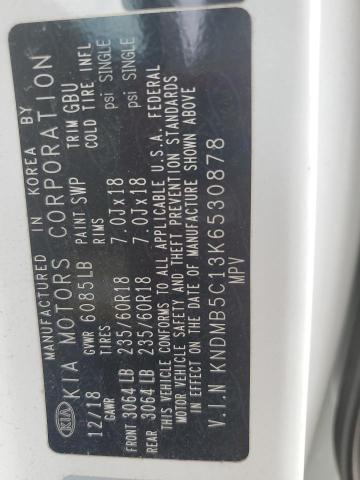 2019 KIA SEDONA LX KNDMB5C13K6530878