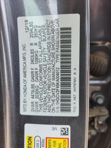 2019 HONDA ACCORD TOU 1HGCV2F95KA004012