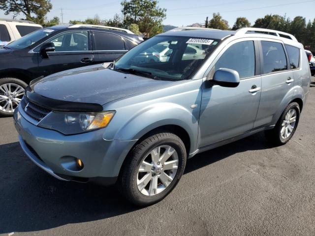MITSUBISHI OUTLANDER 2007 teal 4dr spor gas JA4MT41X87Z022436 photo #1