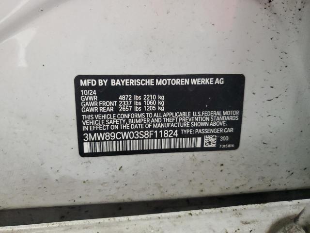 2025 BMW 330XI 3MW89CW03S8F11824