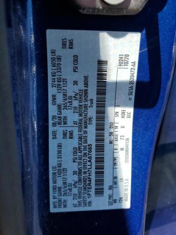 2020 FORD RANGER XL 1FTER4FH7LLA67665