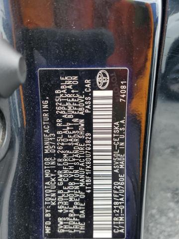 2013 TOYOTA CAMRY L - 4T1BF1FK8DU703829